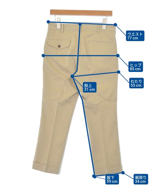 COMME des GARCONS HOMME（コムデギャルソンオム）チノパン ベージュ サイズ:S メンズ/2200680431080