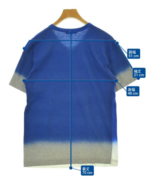 COMME des GARCONS HOMME（コムデギャルソンオム）Tシャツ・カットソー 青 サイズ:XS メンズ/2200681528048