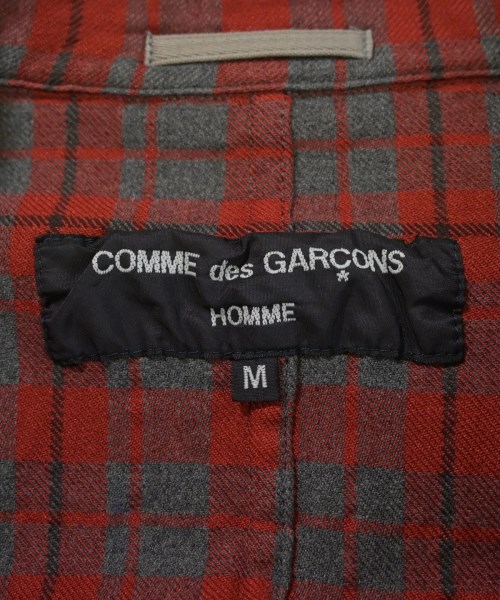 COMME des GARCONS HOMME（コムデギャルソンオム）カジュアルジャケット 赤 サイズ:M メンズ/2200681666016