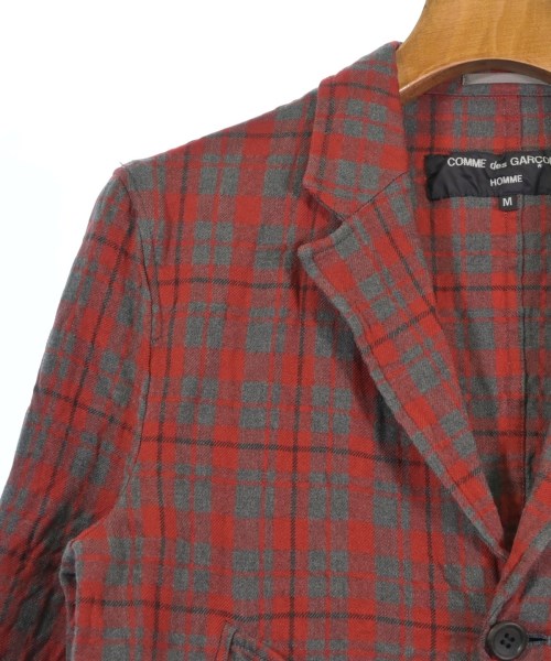 COMME des GARCONS HOMME（コムデギャルソンオム）カジュアルジャケット 赤 サイズ:M メンズ/2200681666016