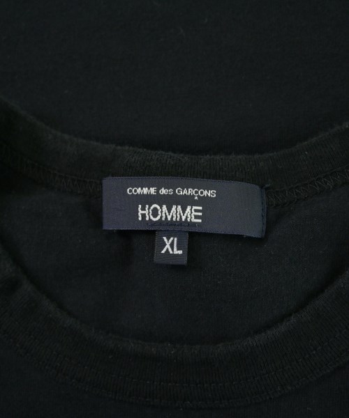 COMME des GARCONS HOMME（コムデギャルソンオム）Tシャツ・カットソー 黒 サイズ:XL メンズ/2200681898011