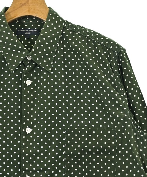 COMME des GARCONS HOMME（コムデギャルソンオム）カジュアルシャツ 緑 サイズ:L メンズ/2200678412152