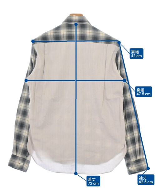 COMME des GARCONS HOMME（コムデギャルソンオム）カジュアルシャツ 黒 サイズ:S メンズ/2200682004060
