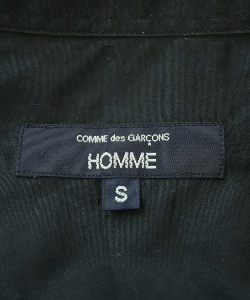 COMME des GARCONS HOMME（コムデギャルソンオム）カジュアルシャツ 黒 サイズ:S メンズ/2200693810070