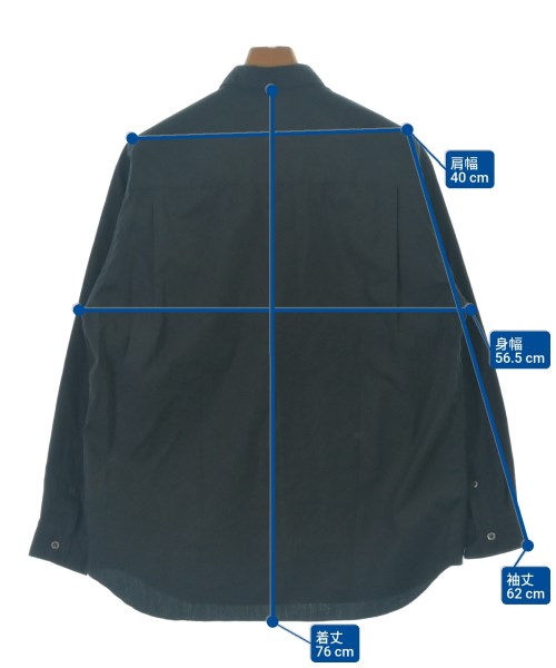 COMME des GARCONS HOMME（コムデギャルソンオム）カジュアルシャツ 黒 サイズ:S メンズ/2200693810070