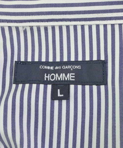 COMME des GARCONS HOMME（コムデギャルソンオム）カジュアルシャツ 紺 サイズ:L メンズ/2200693611011