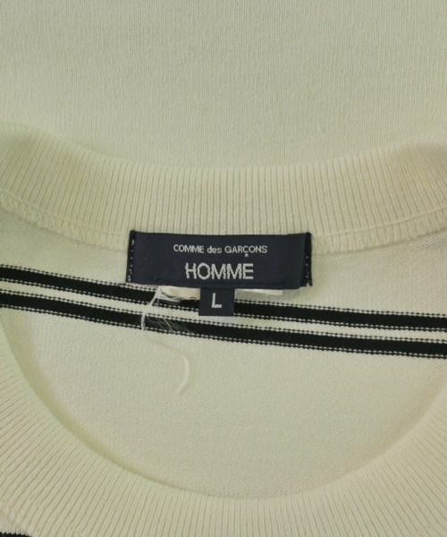 COMME des GARCONS HOMME（コムデギャルソンオム）Tシャツ・カットソー 白 サイズ:L メンズ/2200694360048