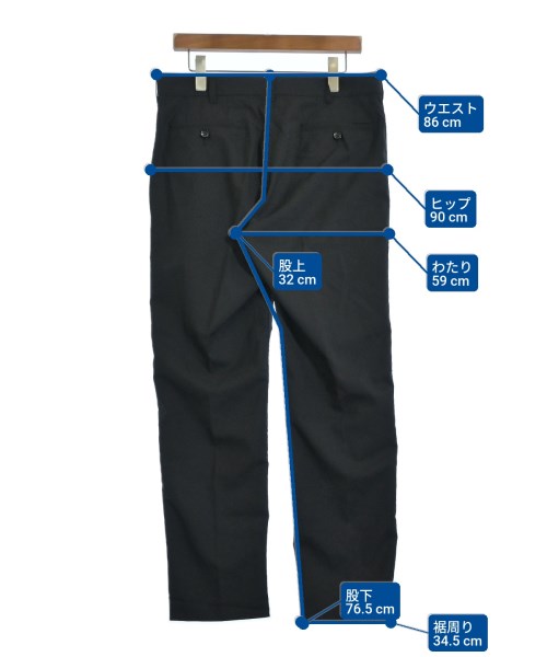 COMME des GARCONS HOMME（コムデギャルソンオム）スラックス 黒 サイズ:L メンズ/2200694973262