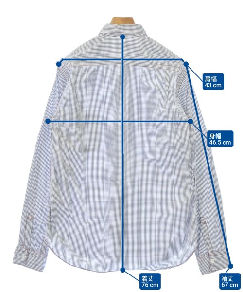 COMME des GARCONS HOMME（コムデギャルソンオム）カジュアルシャツ 白 サイズ:L メンズ/2200695098018