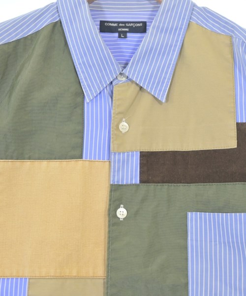 COMME des GARCONS HOMME（コムデギャルソンオム）カジュアルシャツ 青 サイズ:L メンズ/2200695098025