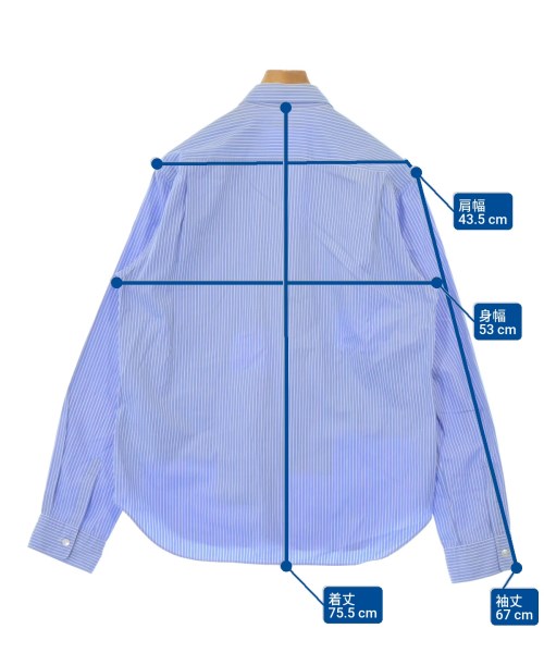 COMME des GARCONS HOMME（コムデギャルソンオム）カジュアルシャツ 青 サイズ:L メンズ/2200695098025