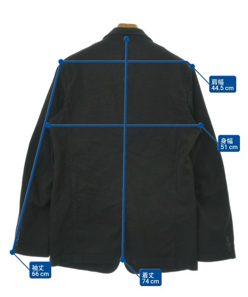 COMME des GARCONS HOMME（コムデギャルソンオム）カジュアルジャケット 黒 サイズ:L メンズ/2200695098049