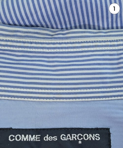 COMME des GARCONS HOMME（コムデギャルソンオム）ドレスシャツ 青 サイズ:S メンズ/2200695393021