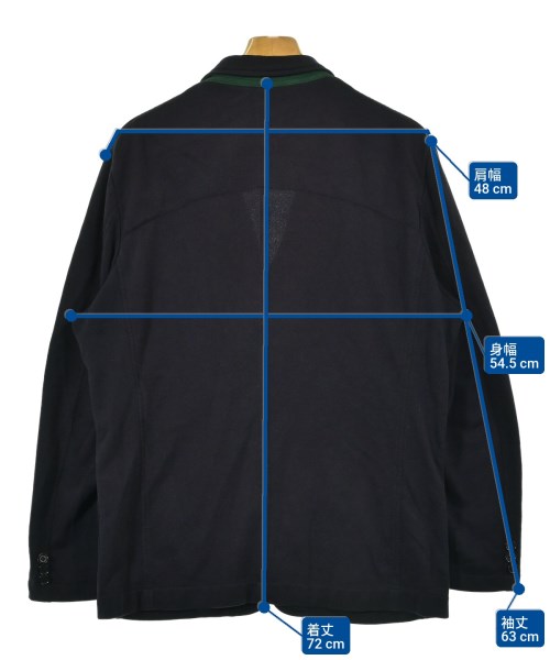 COMME des GARCONS HOMME（コムデギャルソンオム）カジュアルジャケット 紺 サイズ:M メンズ/2200696870019