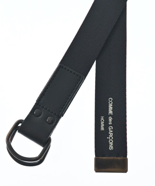 COMME des GARCONS HOMME（コムデギャルソンオム）ベルト 黒 サイズ:- メンズ/2200697200020