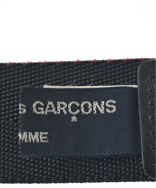 COMME des GARCONS HOMME（コムデギャルソンオム）ベルト 黒 サイズ:- メンズ/2200697200020