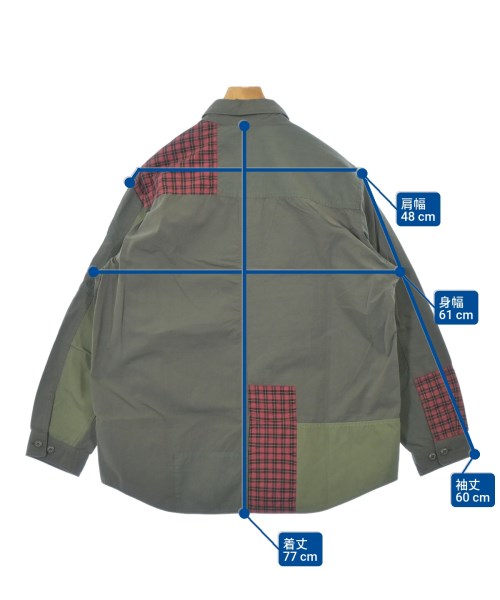 COMME des GARCONS HOMME（コムデギャルソンオム）カジュアルシャツ カーキ サイズ:S メンズ/2200694276226