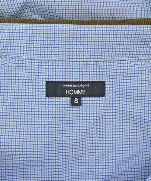 COMME des GARCONS HOMME（コムデギャルソンオム）カジュアルシャツ 青 サイズ:S メンズ/2200697535016