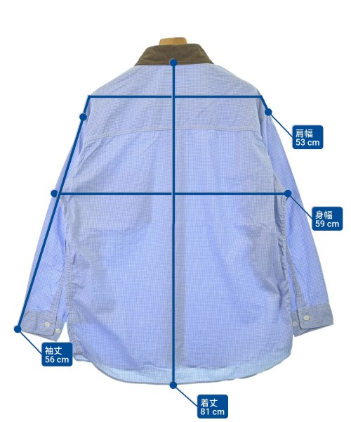 COMME des GARCONS HOMME（コムデギャルソンオム）カジュアルシャツ 青 サイズ:S メンズ/2200697535016
