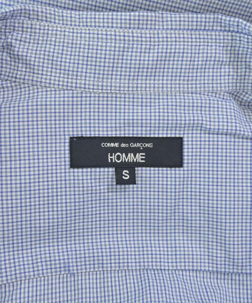COMME des GARCONS HOMME（コムデギャルソンオム）カジュアルシャツ 青 サイズ:S メンズ/2200697535030