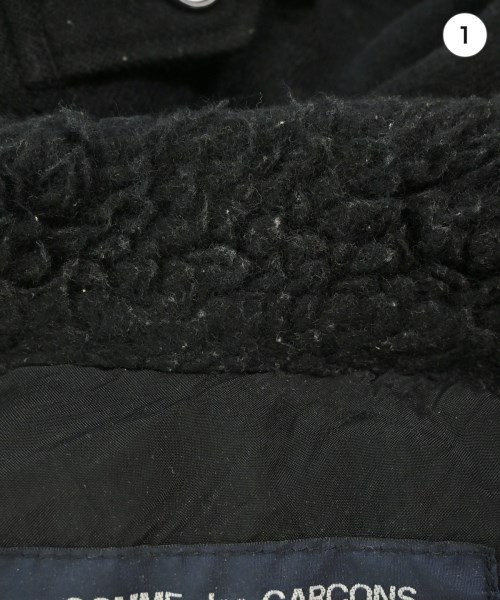 COMME des GARCONS HOMME（コムデギャルソンオム）ミリタリーブルゾン 黒 サイズ:XS メンズ/2200697564016