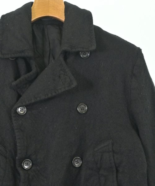 COMME des GARCONS HOMME（コムデギャルソンオム）ピーコート 黒 サイズ:SS メンズ/2200697564023