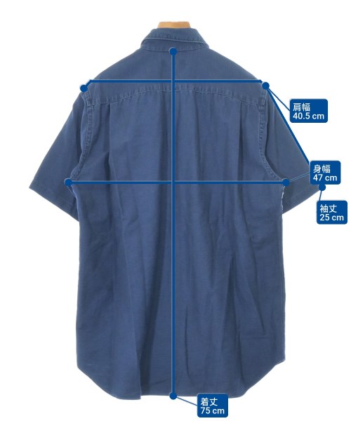 COMME des GARCONS HOMME（コムデギャルソンオム）カジュアルシャツ 紺 サイズ:S メンズ/2200697701251