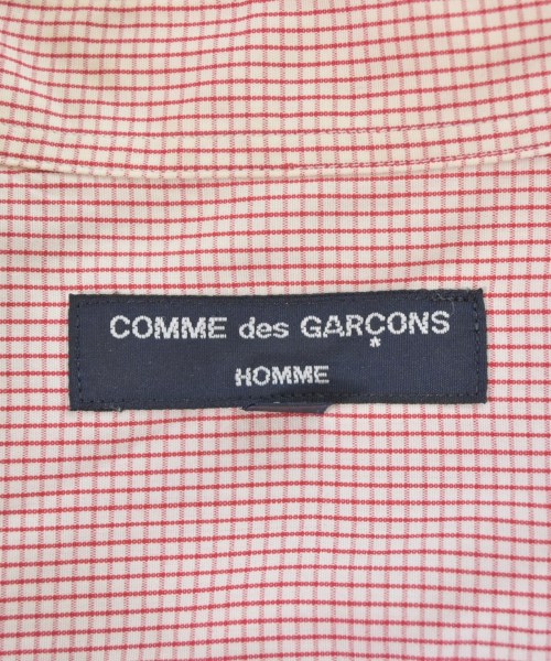 COMME des GARCONS HOMME（コムデギャルソンオム）カジュアルシャツ 赤 サイズ:M メンズ/2200697701299