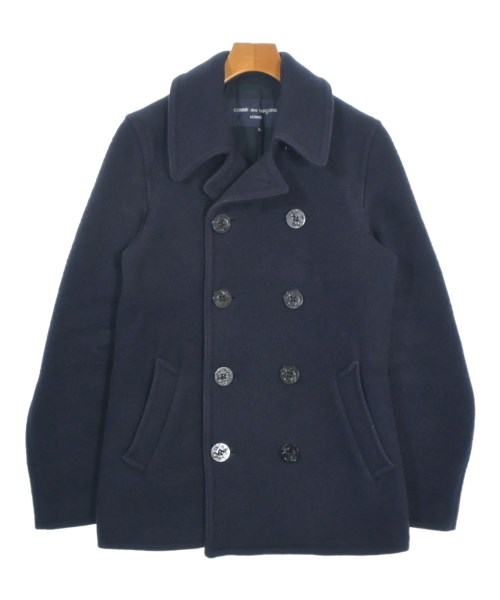 COMME des GARCONS HOMME(コムデギャルソンオム)ピーコート 紺 サイズ:S/2200698056022