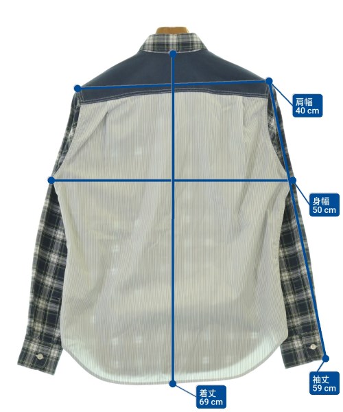COMME des GARCONS HOMME（コムデギャルソンオム）カジュアルシャツ 緑 サイズ:XS メンズ/2200698056060