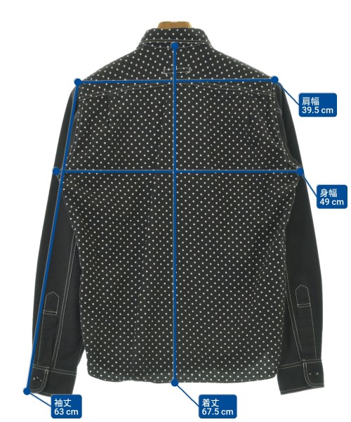 COMME des GARCONS HOMME（コムデギャルソンオム）カジュアルシャツ 黒 サイズ:S メンズ/2200698056077