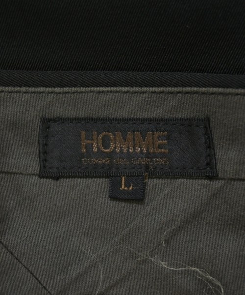 COMME des GARCONS HOMME（コムデギャルソンオム）スラックス 黒 サイズ:L メンズ/2200697133472