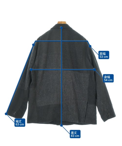 COMME des GARCONS HOMME（コムデギャルソンオム）コート グレー サイズ:L メンズ/2200700514069