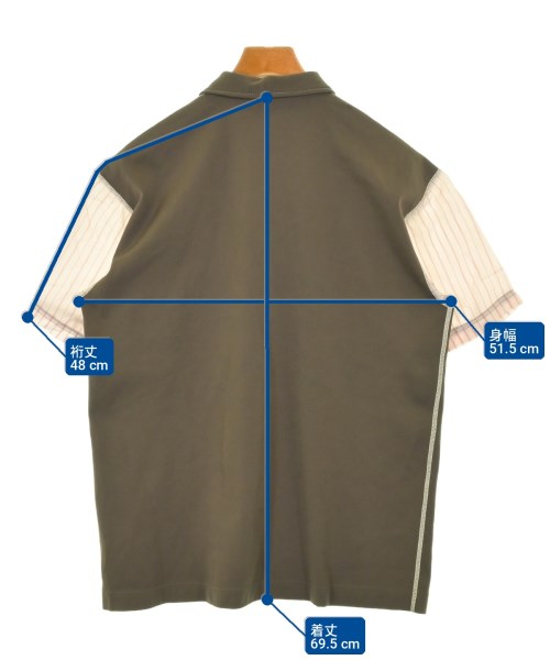 COMME des GARCONS HOMME（コムデギャルソンオム）ポロシャツ カーキ サイズ:M メンズ/2200699596022