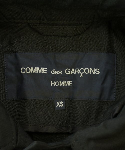 COMME des GARCONS HOMME（コムデギャルソンオム）ステンカラーコート 黒 サイズ:XS メンズ/2200700658282
