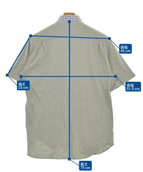 COMME des GARCONS HOMME（コムデギャルソンオム）カジュアルシャツ グレー サイズ:M メンズ/2200701691073