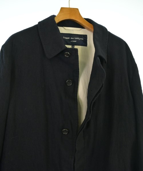 COMME des GARCONS HOMME（コムデギャルソンオム）ステンカラーコート 紺 サイズ:M メンズ/2200654768013