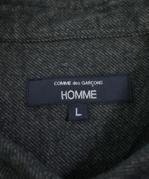 COMME des GARCONS HOMME（コムデギャルソンオム）カジュアルシャツ グレー サイズ:L メンズ/2200655070030