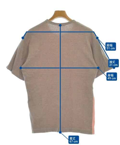 COMME des GARCONS HOMME（コムデギャルソンオム）Tシャツ・カットソー ピンク サイズ:-(S位) メンズ/2200645504026