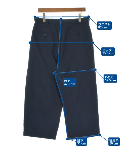 COMME des GARCONS HOMME（コムデギャルソンオム）クロップドパンツ 紺 サイズ:S メンズ/2200648223047