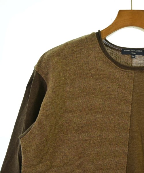 COMME des GARCONS HOMME（コムデギャルソンオム）ニット・セーター 茶 サイズ:M メンズ/2200649798049