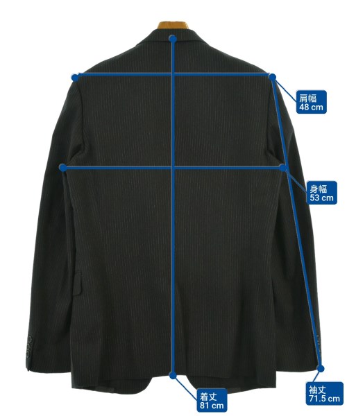 COMME des GARCONS HOMME（コムデギャルソンオム）テーラードジャケット 黒 サイズ:L メンズ/2200656316021