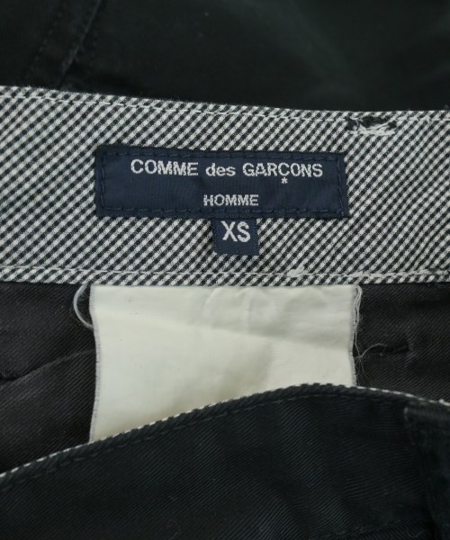 COMME des GARCONS HOMME（コムデギャルソンオム）チノパン 黒 サイズ:XS メンズ/2200650894082