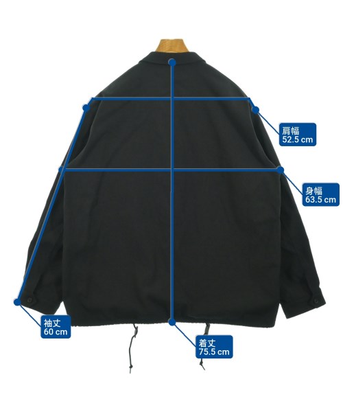 COMME des GARCONS HOMME（コムデギャルソンオム）カジュアルジャケット 黒 サイズ:M メンズ/2200645191011