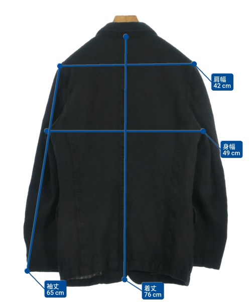 COMME des GARCONS HOMME（コムデギャルソンオム）テーラードジャケット 黒 サイズ:M メンズ/2200656823017
