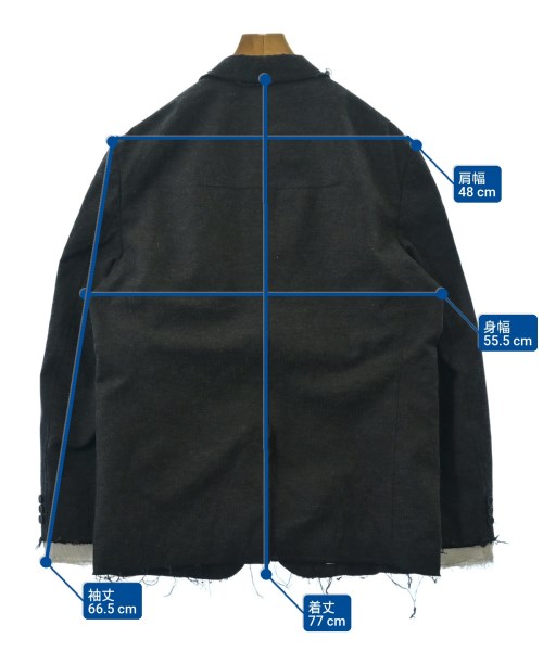 COMME des GARCONS HOMME（コムデギャルソンオム）カジュアルジャケット グレー サイズ:M メンズ/2200656896042