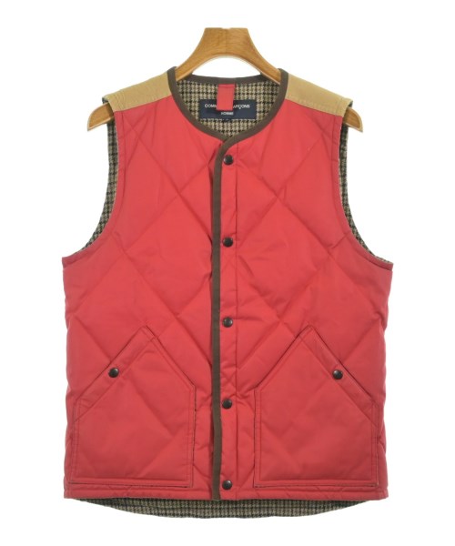 COMME des GARCONS HOMME(コムデギャルソンオム)ダウンジャケット/ダウンベスト 赤 サイズ:M/2200652759037