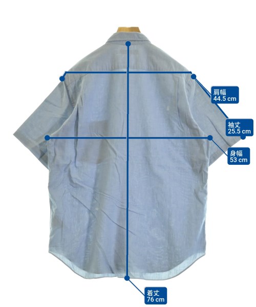 COMME des GARCONS HOMME（コムデギャルソンオム）カジュアルシャツ 青 サイズ:S メンズ/2200657827038