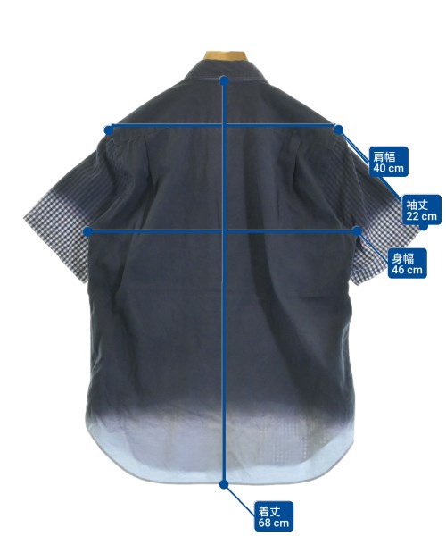 COMME des GARCONS HOMME（コムデギャルソンオム）カジュアルシャツ 紺 サイズ:XS メンズ/2200653555041