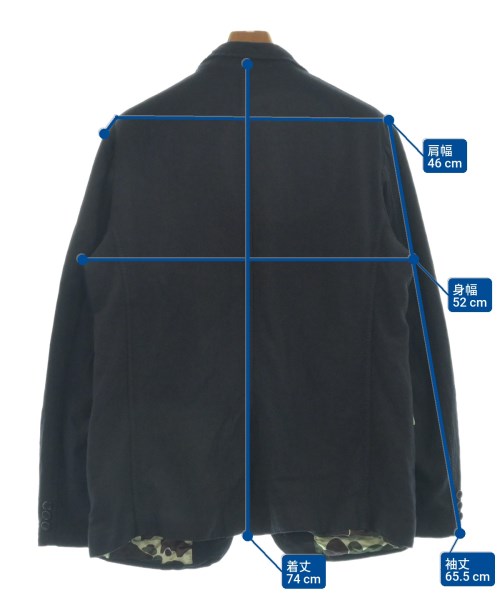 COMME des GARCONS HOMME（コムデギャルソンオム）カジュアルジャケット 紺 サイズ:M メンズ/2200657947415